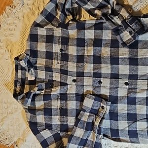 GAP boys XL flannel button up